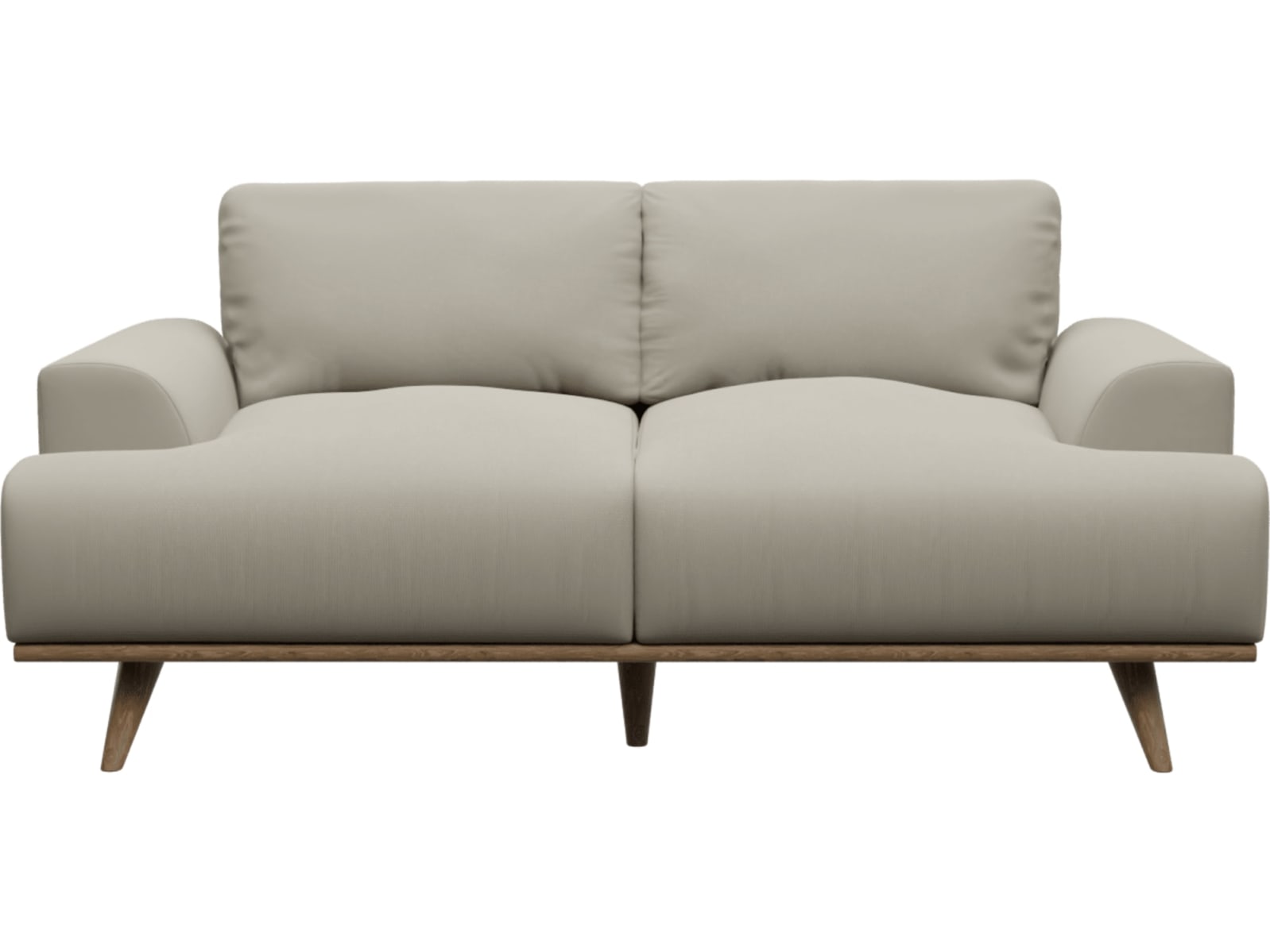 Dane Plaza Natural Sofa - 2 Seater color Plaza Natural