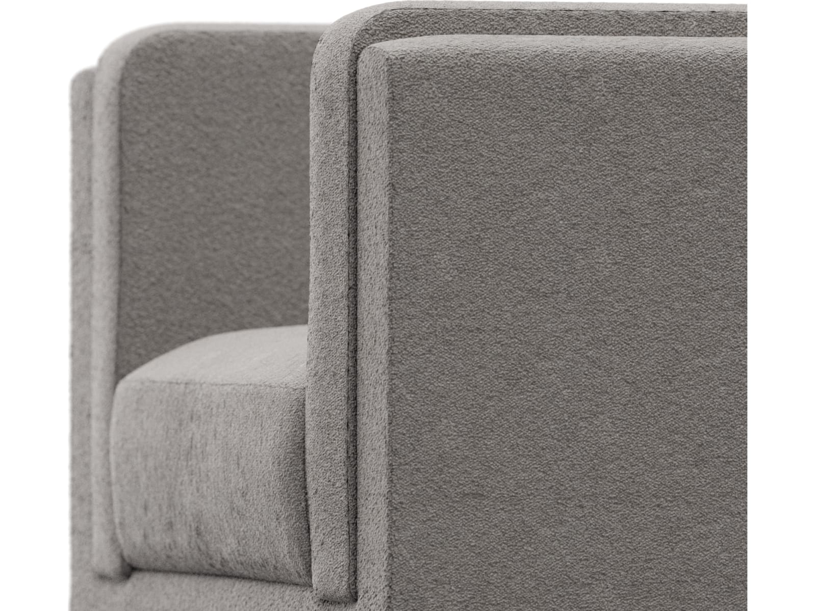 Hayes Boucle Pumice Armchair color Boucle Pumice