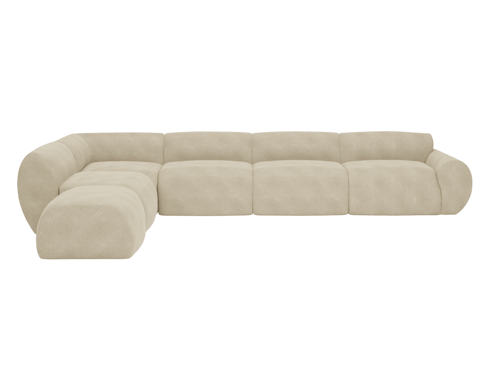 Malmo Avon Taupe Sofa - 6 Seater LAF Terminal color Avon Taupe