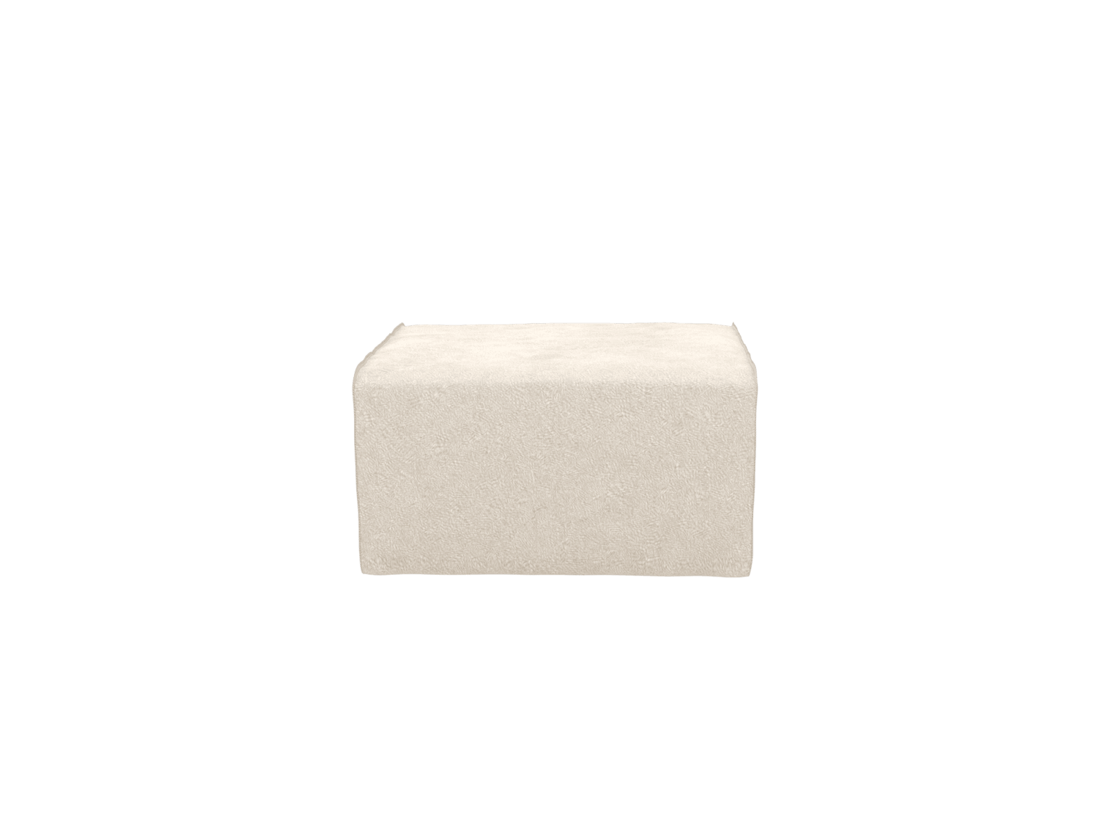 Como Ottoman 70cm x 70cm Slipcover Muse Flax color Muse Flax