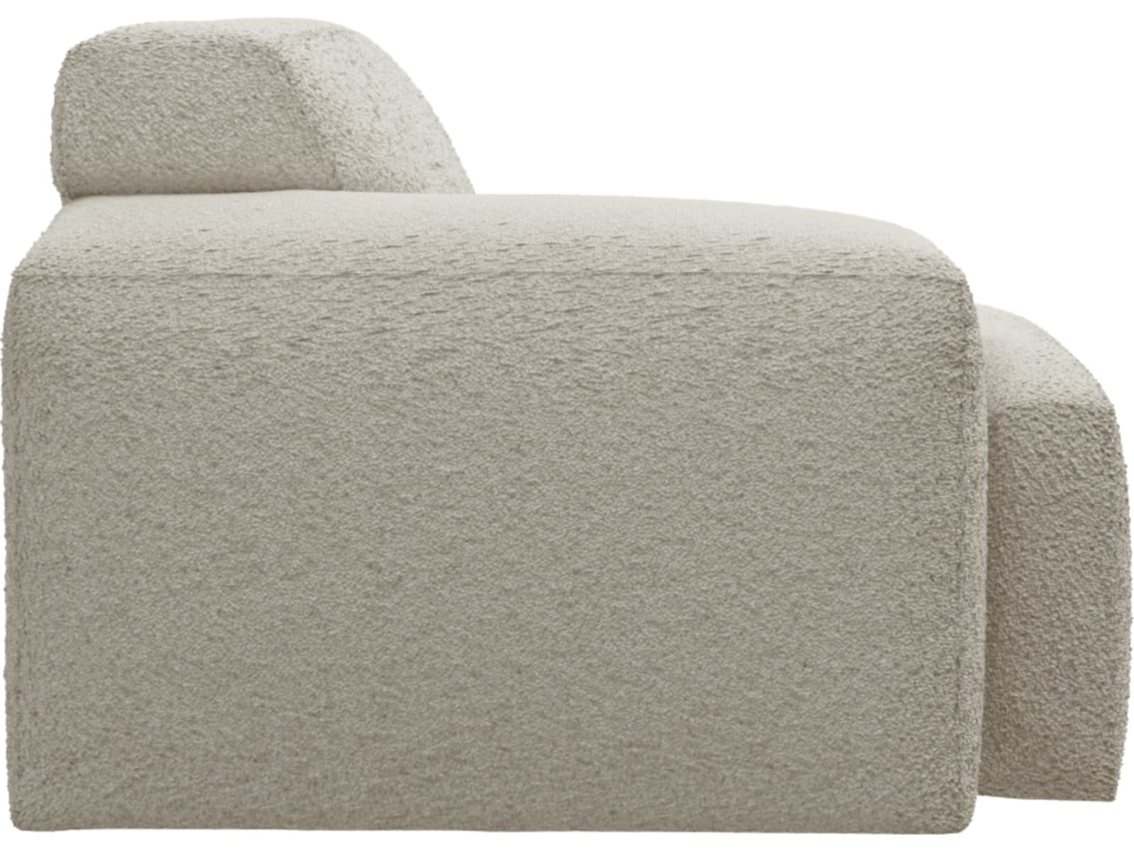 Copenhagen Boucle Ivory Left Arm Facing Sofa Module color Boucle Ivory