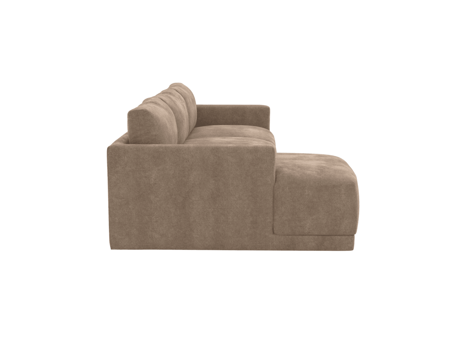 Haven Tribute Walnut 3 Seater Chaise Sofa color Tribute Walnut