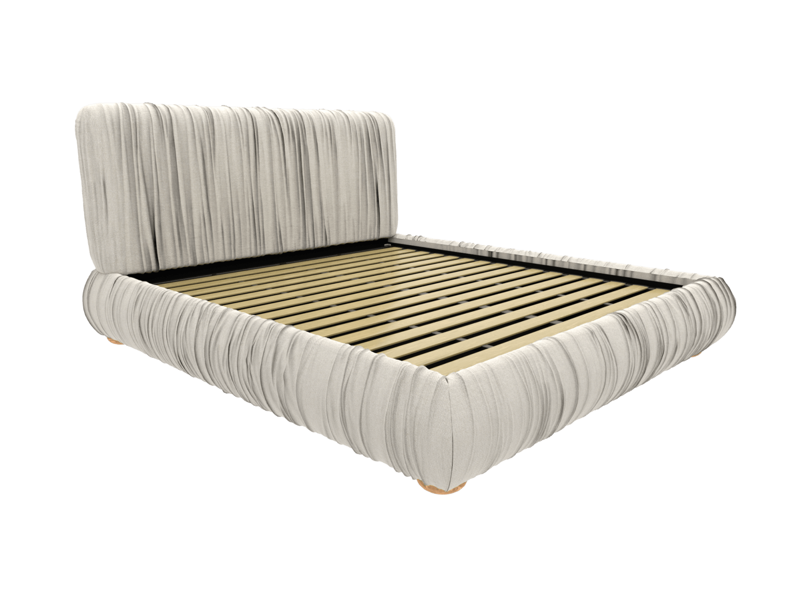Gracie Bed Frame California Ivory color California Ivory