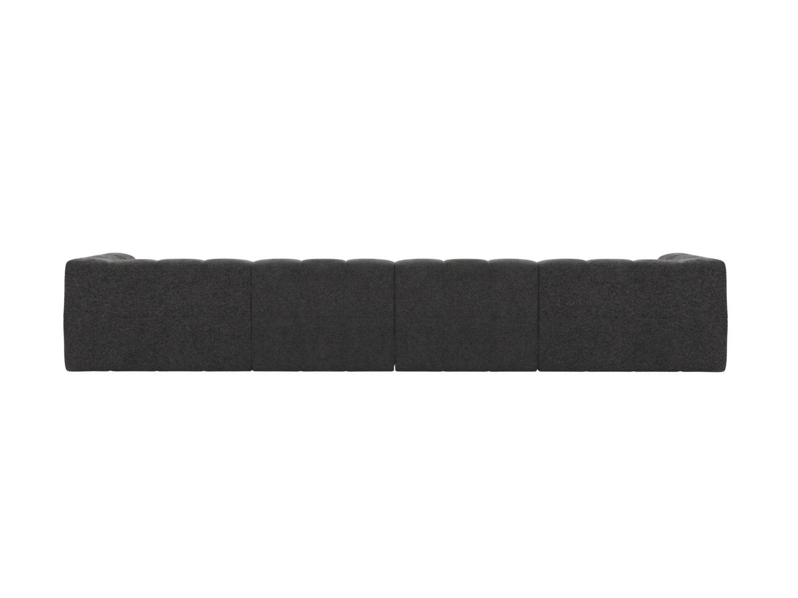 Lucello California Charcoal Modular Sofa - 4 Seater color California Charcoal