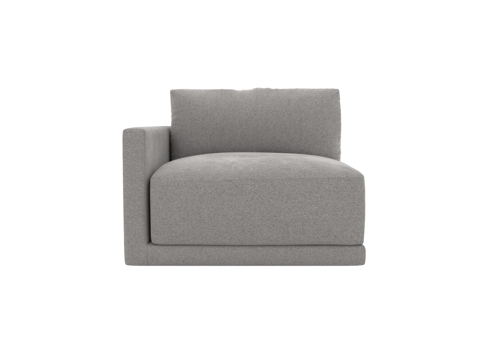 Haven Toorak Pebble Left Arm Facing Sofa Module color Toorak Pebble