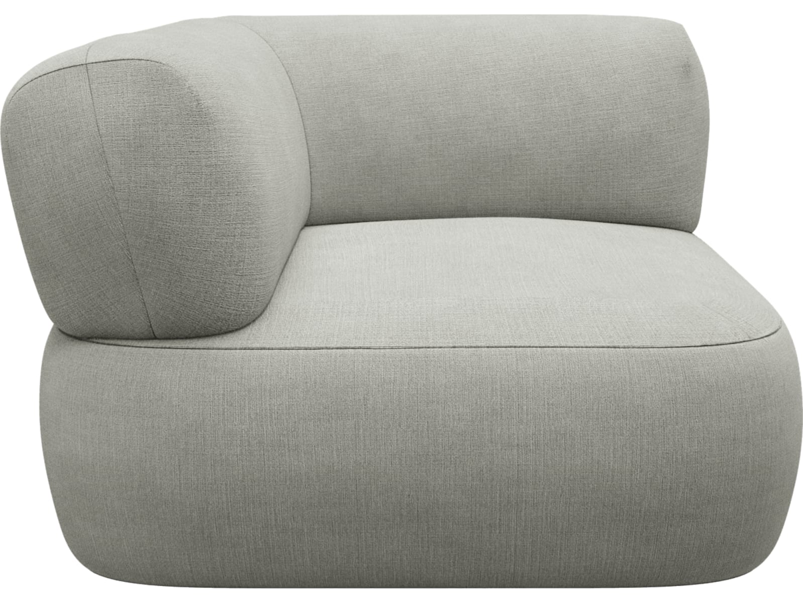 Beckett Toorak Pebble Sofa Module Corner color Toorak Pebble