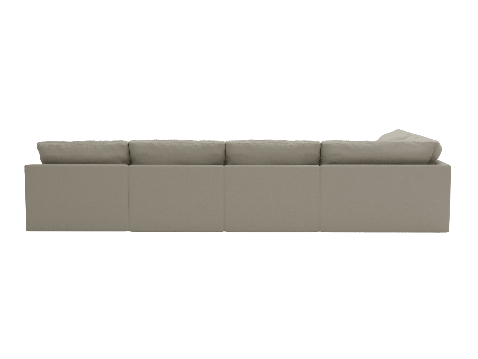 Retreat Plaza Natural Modular Sofa - 6 Seater LAF Terminal color Plaza Natural