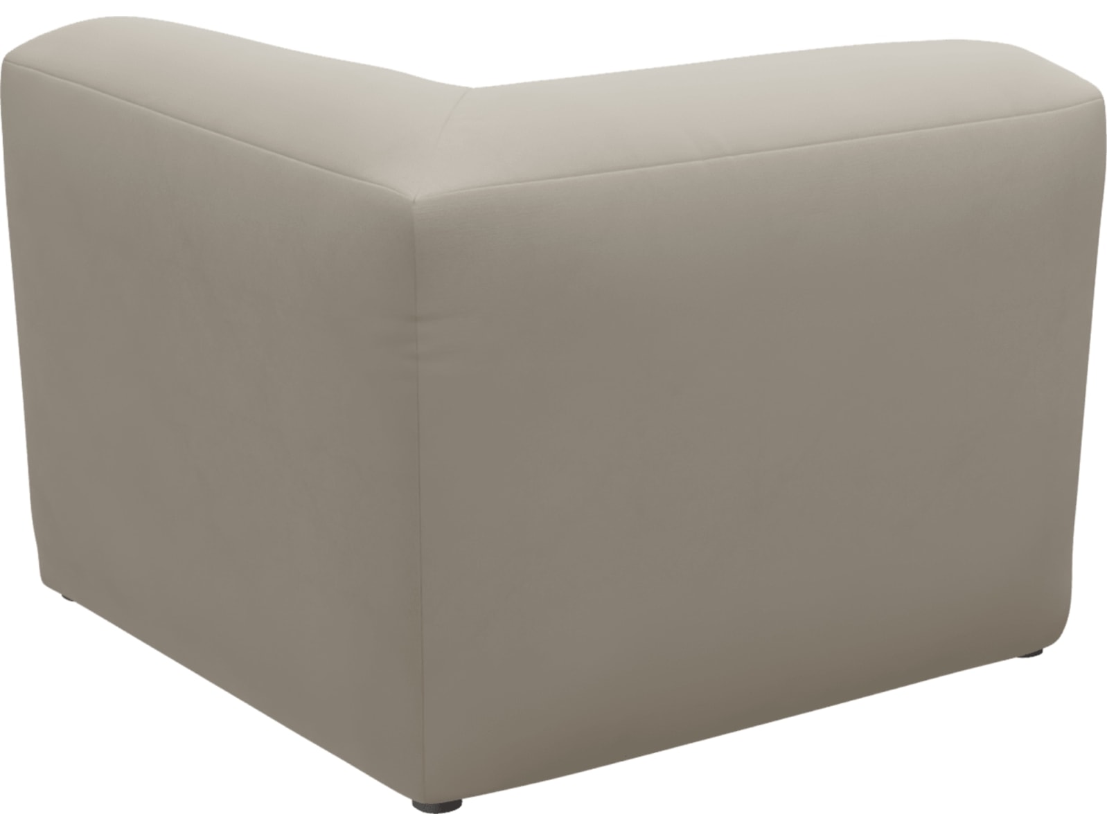 Copenhagen Isla Sea Pearl Square Corner Chair Sofa Module color Isla Sea Pearl