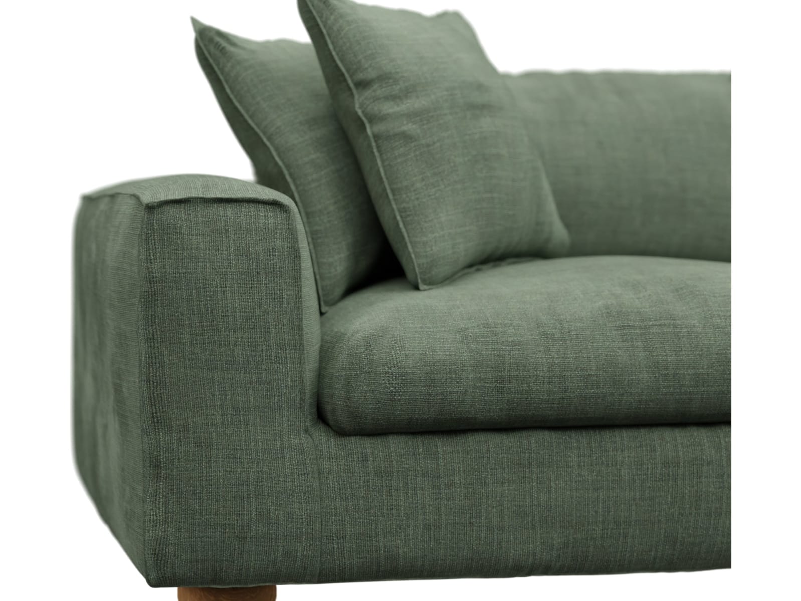 Tully Tribute Dark Jade Left Arm Facing Chair Module color Tribute Dark Jade