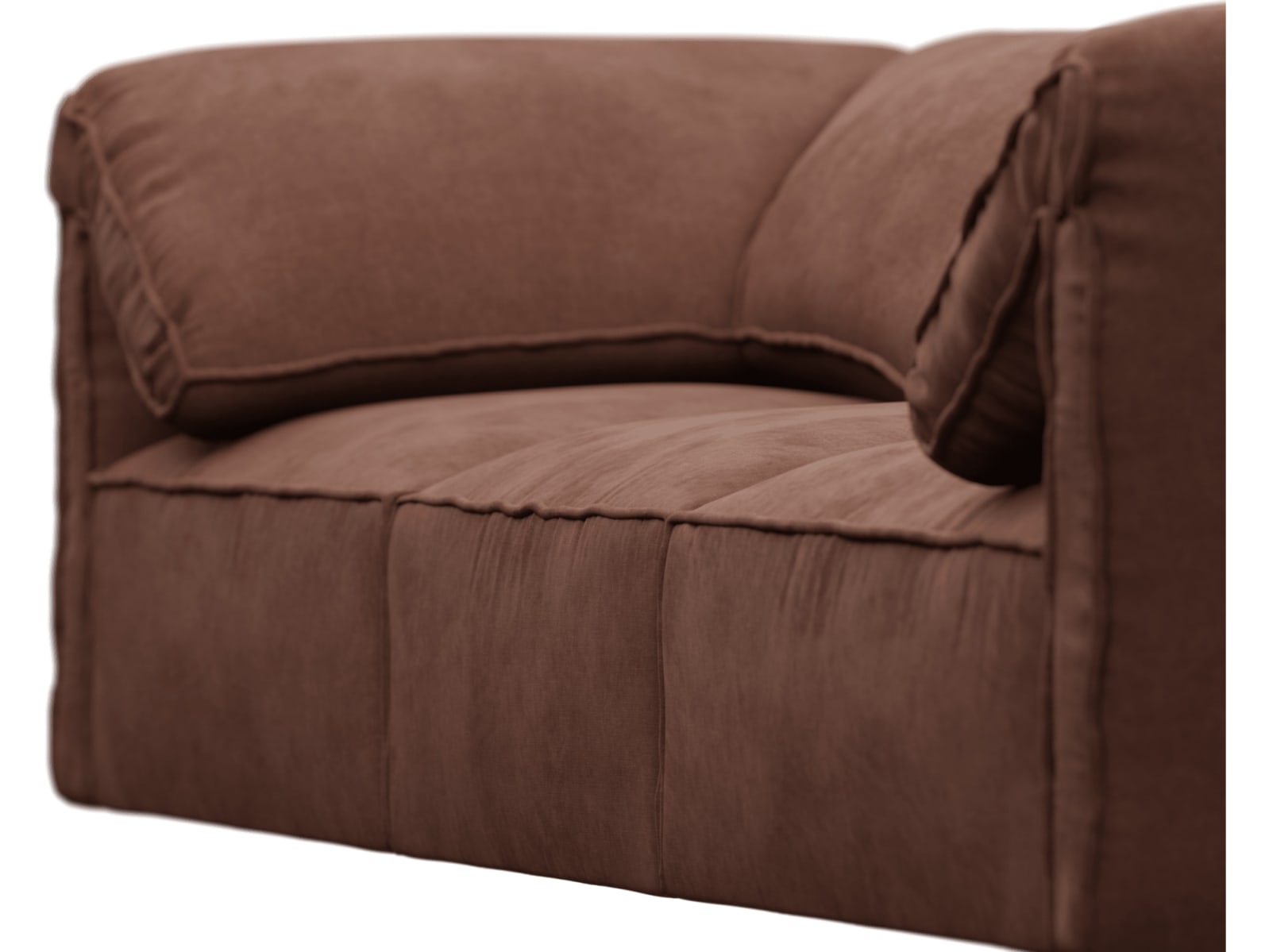 Kai Muse Rust Modular Sofa - 3 Seater color Muse Rust