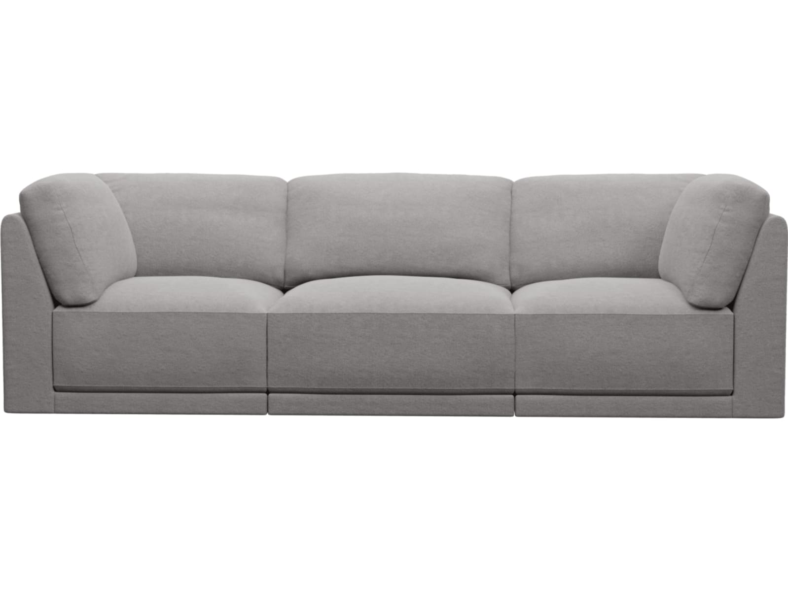 Emily Modular Sofa View Steel - 3 Piece color View Steel