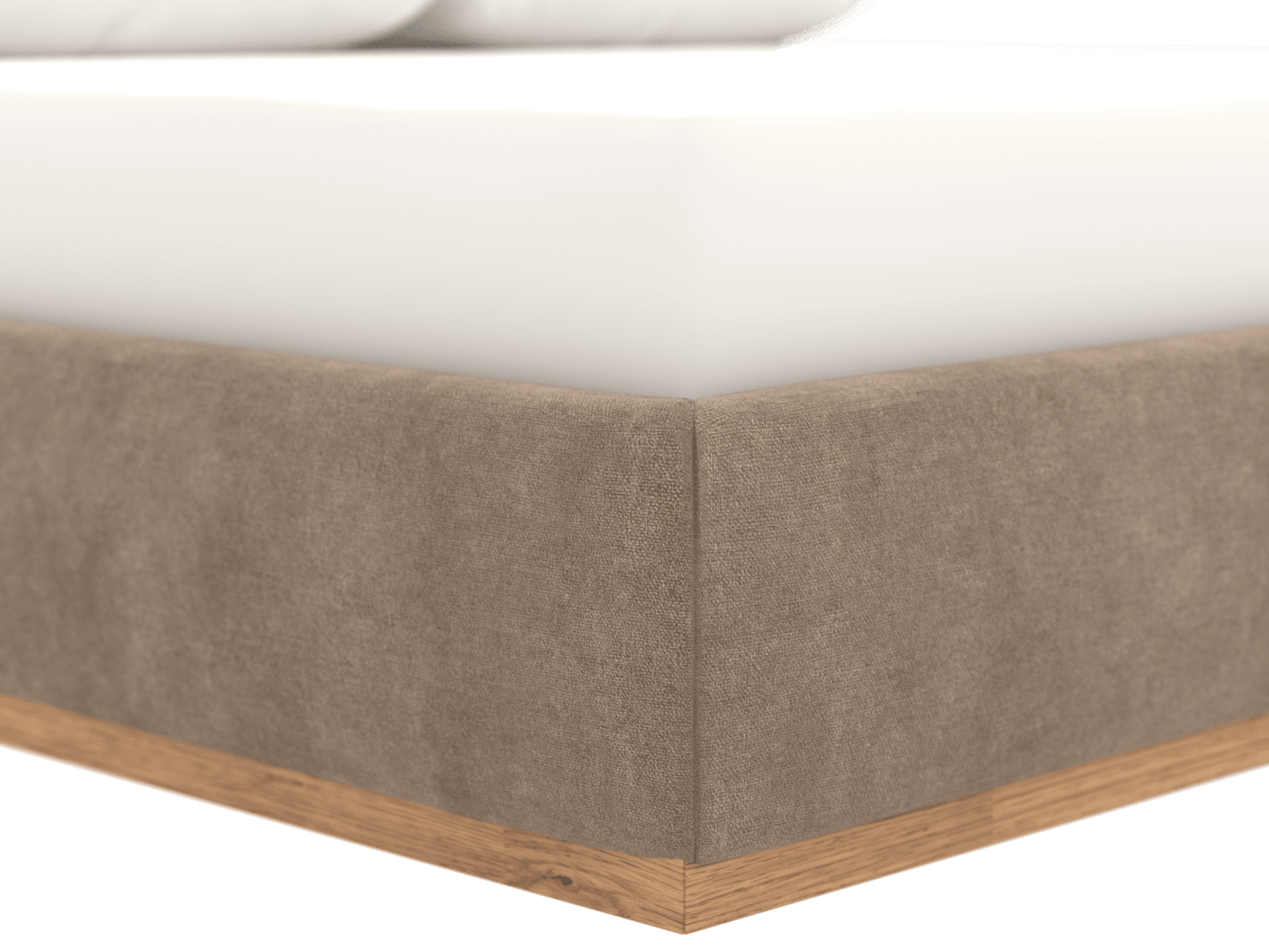 Haven Gas Lift Bed Tribute Walnut King color Tribute Walnut