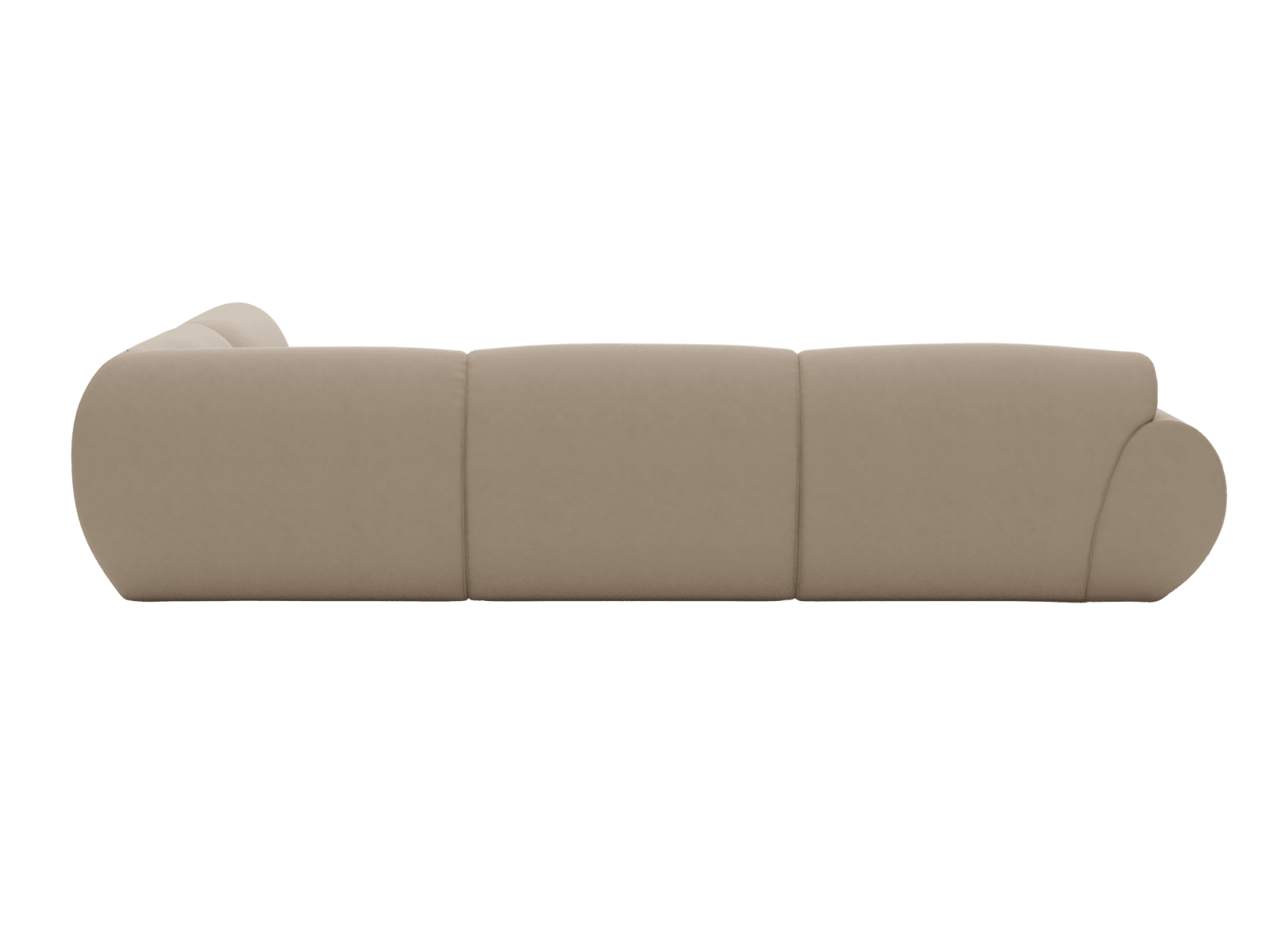 Malmo Blaze Latte Sofa - 4 Seater RAF Terminal color Blaze Latte
