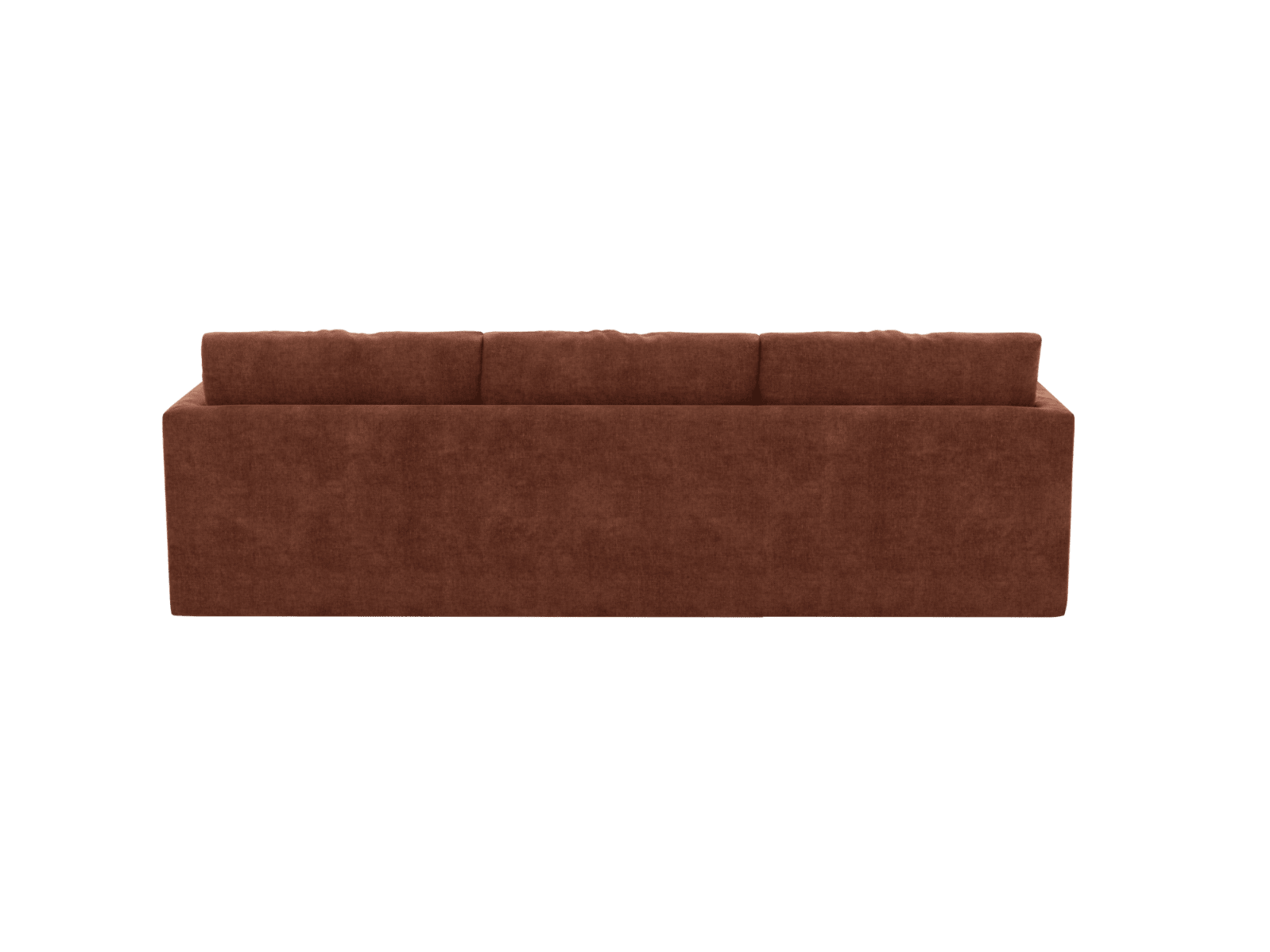 Haven Muse Rust 3 Seater Chaise Sofa color Muse Rust