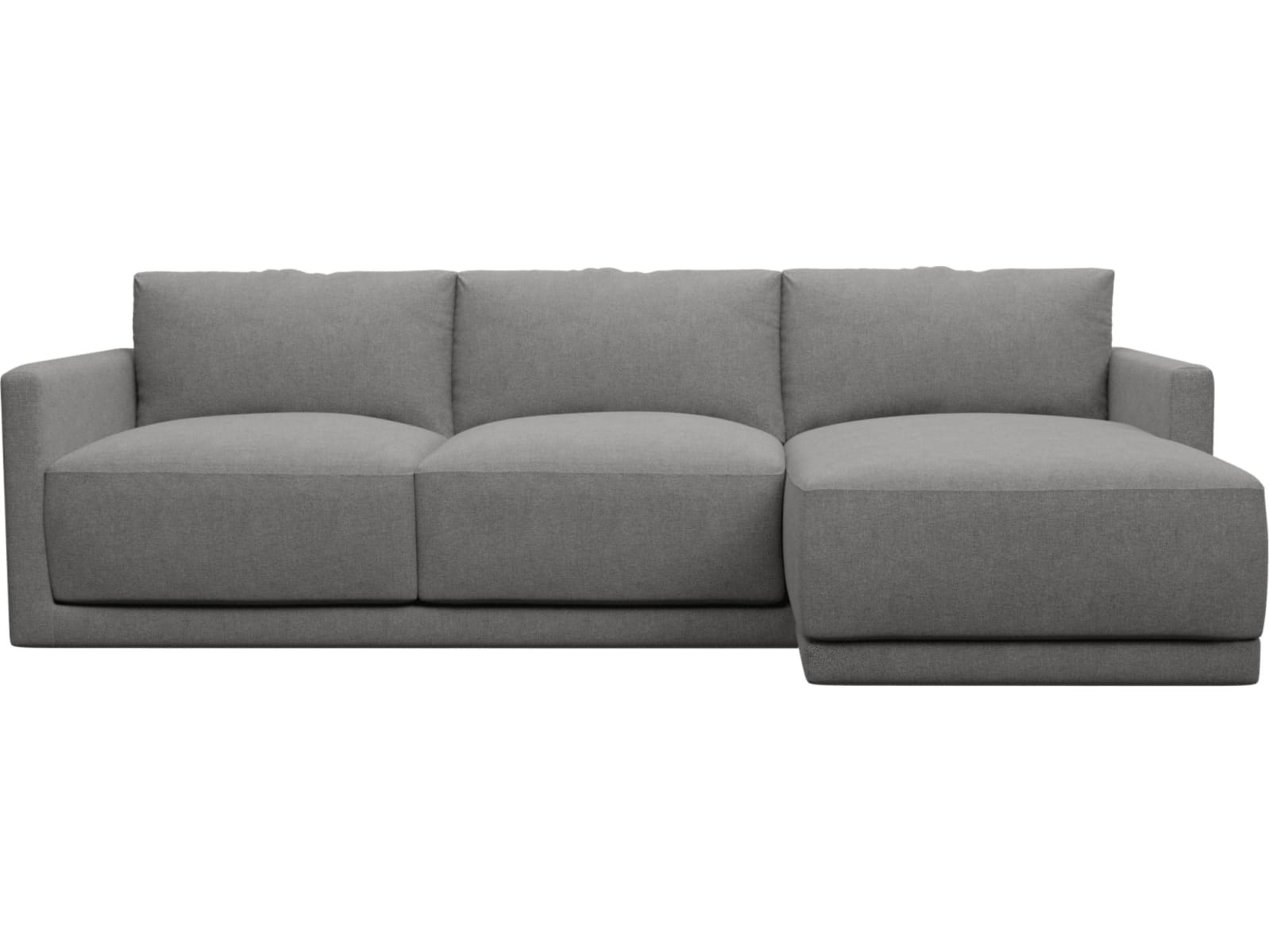 Haven Apt California Slate Chaise Sofa color California Slate