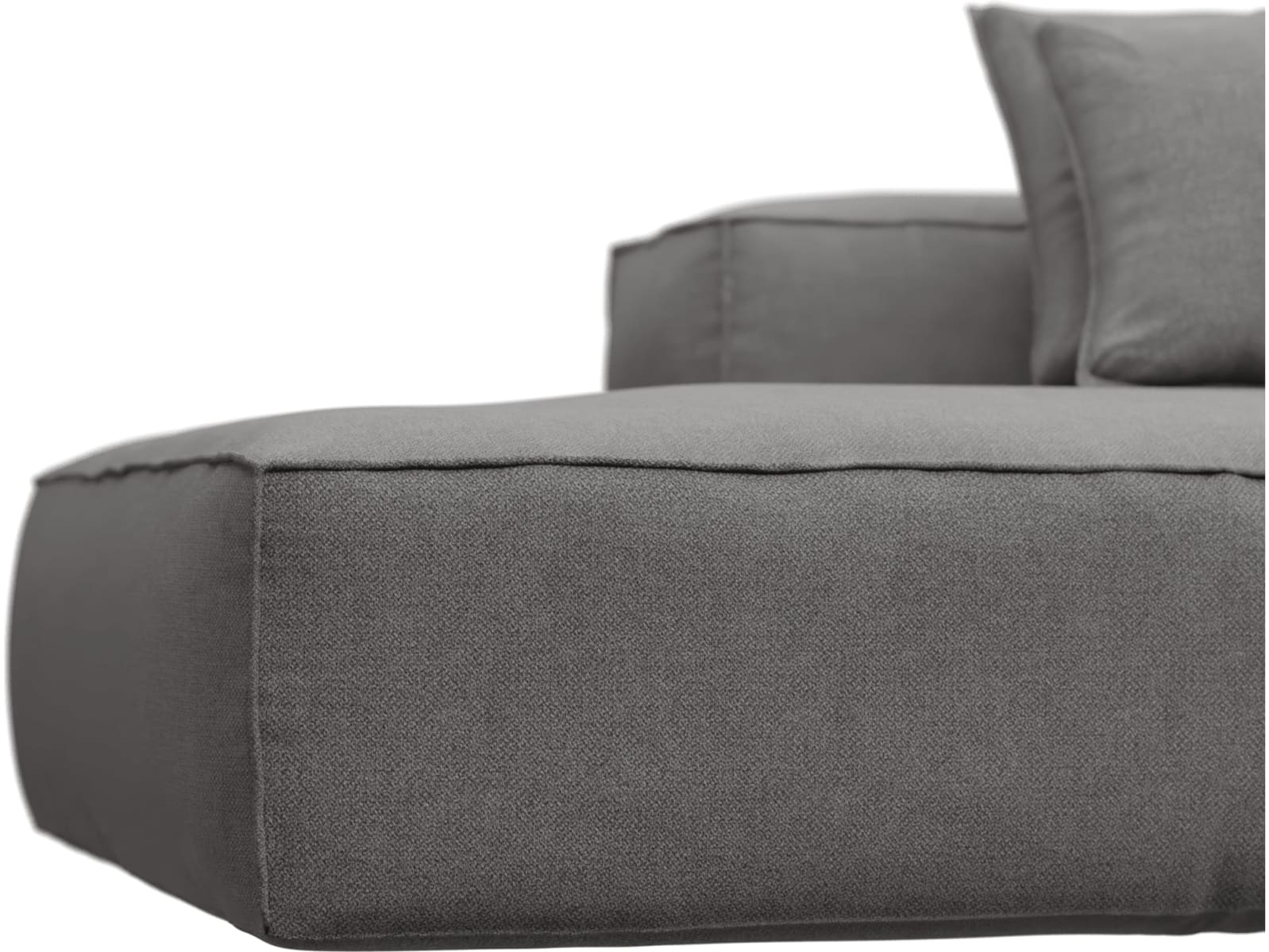 Riley California Slate Modular Sofa - 1x Arm, 4x Armless, 1x Left Terminal color California Slate