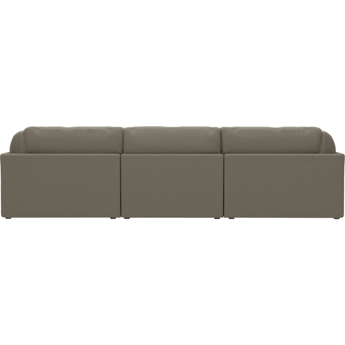 Finley Plaza Natural Modular Sofa - 3 Seater color Plaza Natural