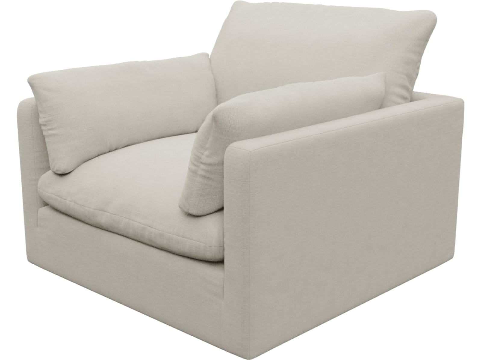 Willow Toorak Pearl Armchair color Toorak Pearl