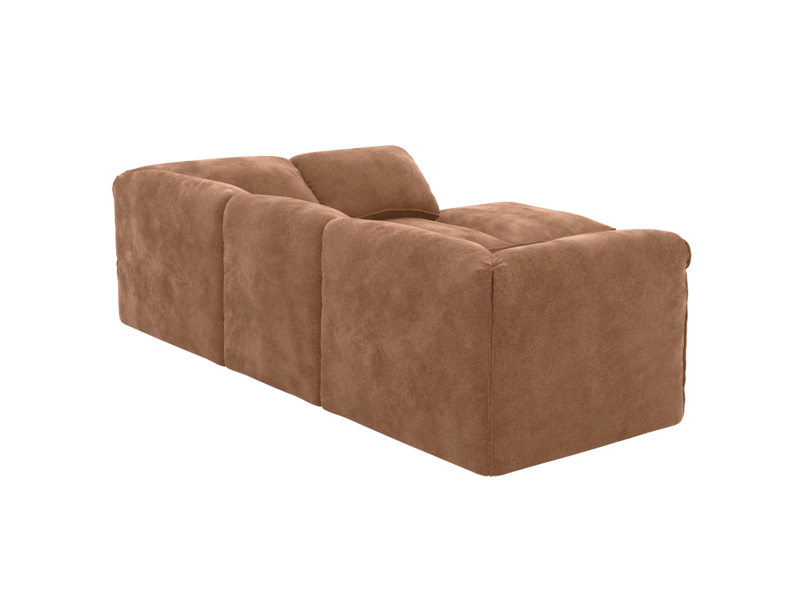 Kai Tribute Chestnut Modular Sofa with Ottoman - 4 Seater color Tribute Chestnut