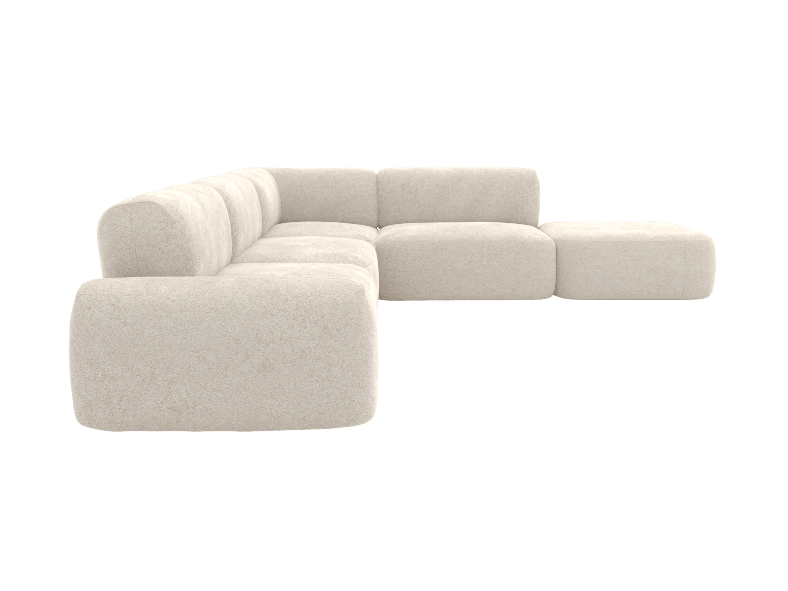 Beckett Avon Mineral Modular Sofa - 6 Seater color Avon Mineral