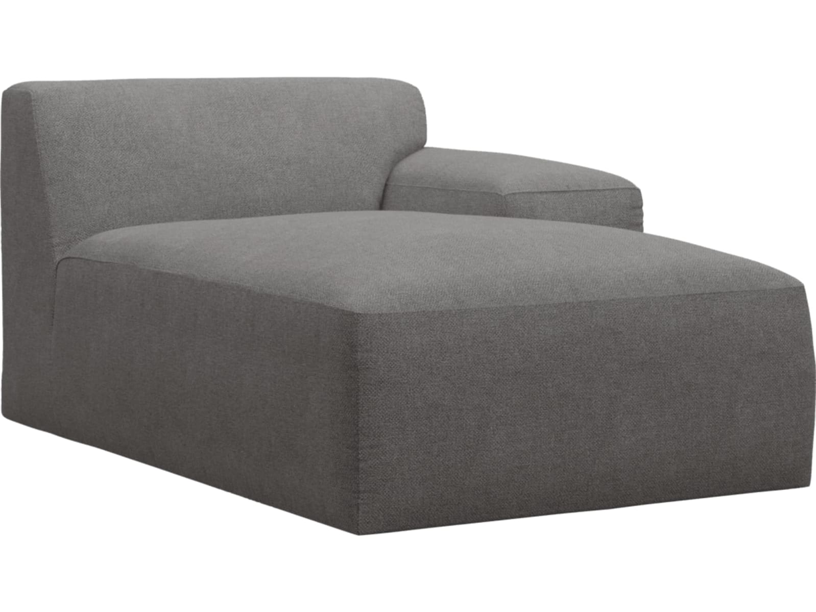 Copenhagen California Slate Right Arm Facing Chaise Module color California Slate