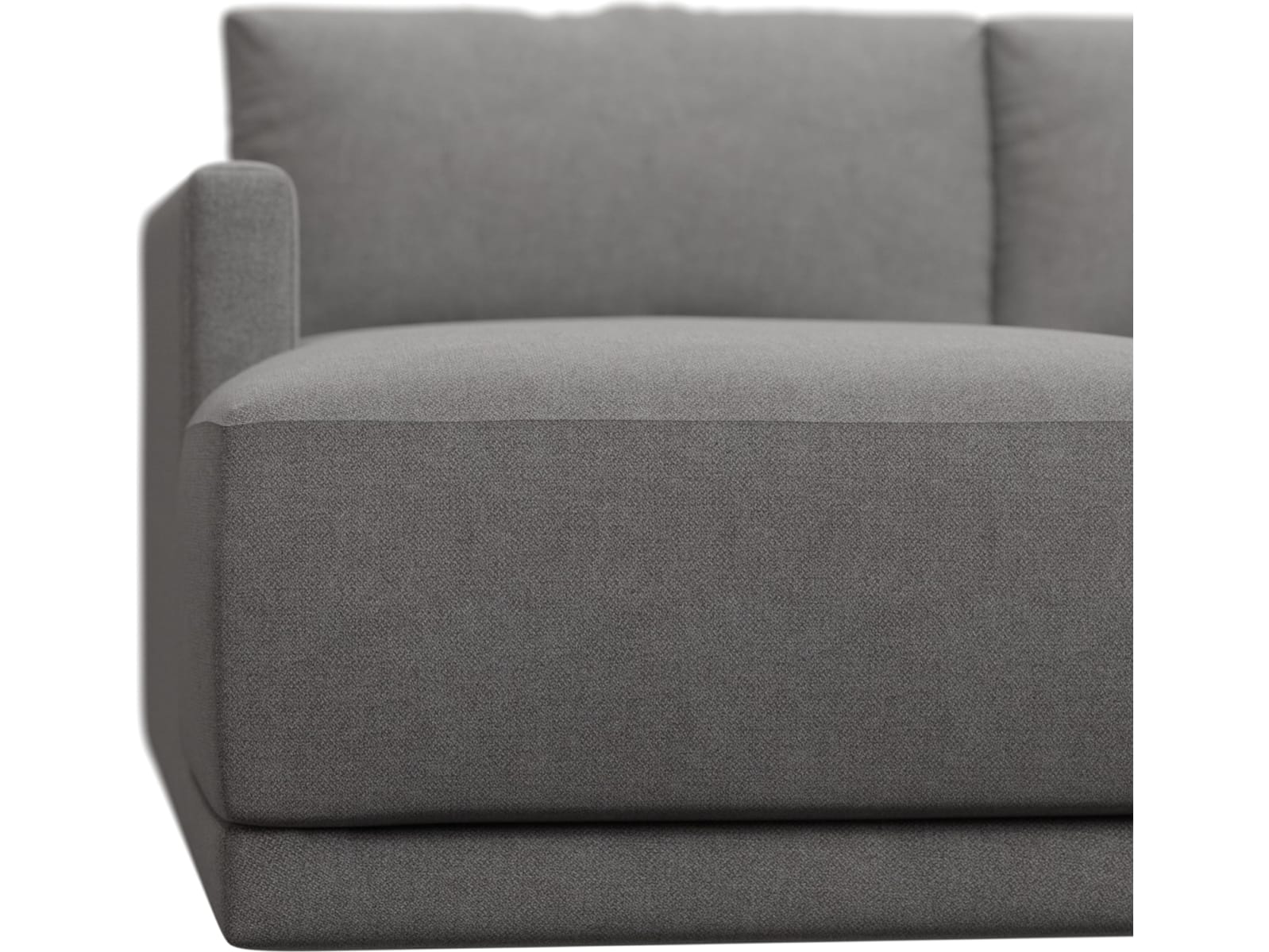 Haven Apt California Slate Chaise Sofa color California Slate