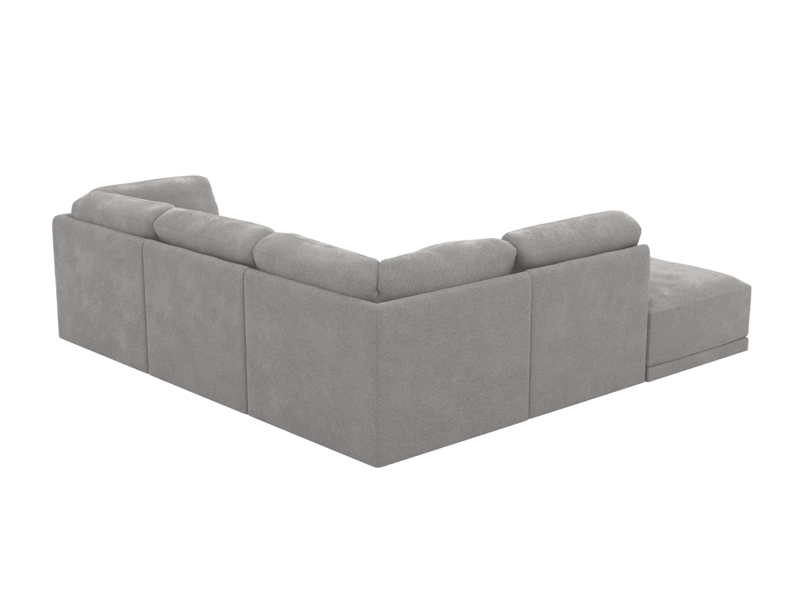 Emily Modular Sofa Toorak Pebble - 5 Piece color Toorak Pebble