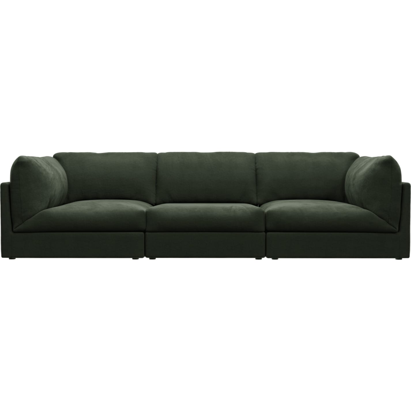 Finley Muse Forest Modular Sofa - 3 Seater color Muse Forest