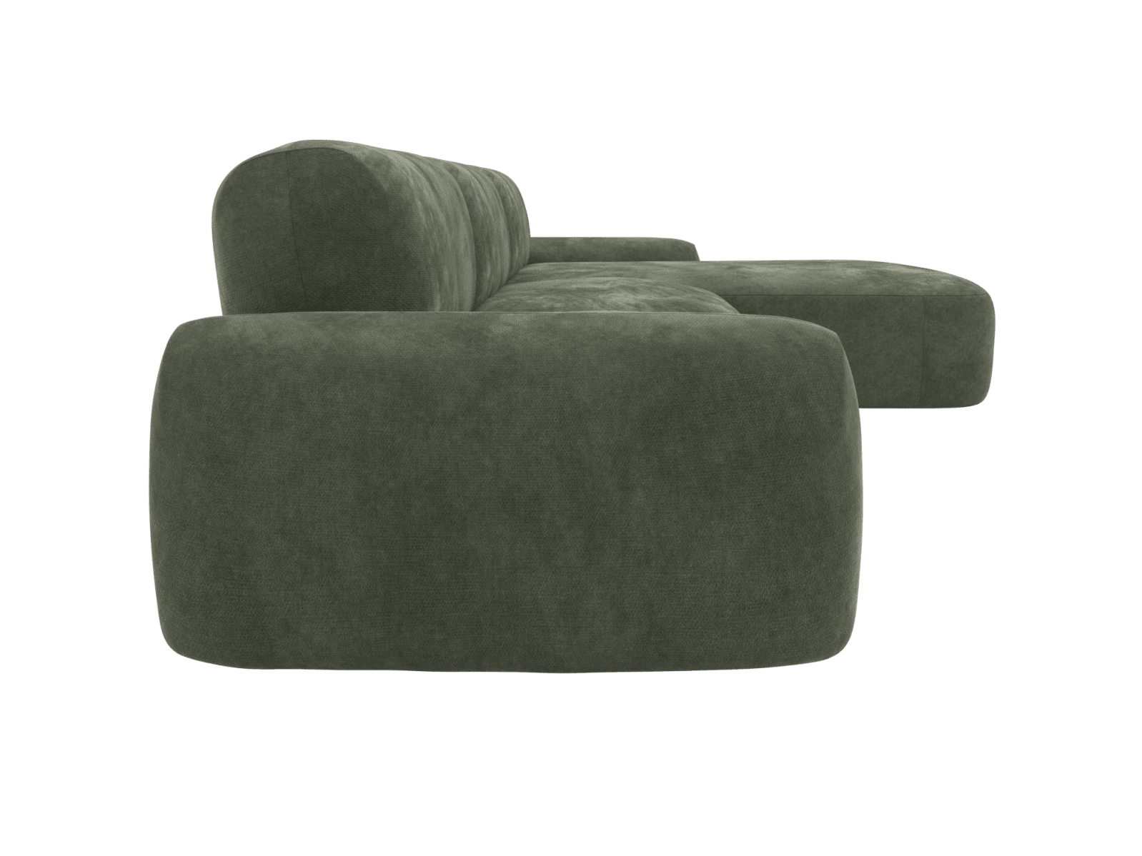 Beckett Muse Forest Modular Chaise Sofa - 3 Seater color Muse Forest