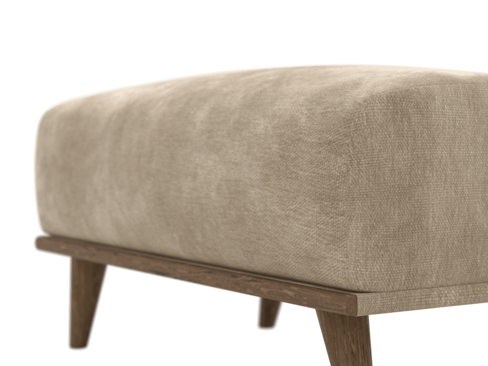 Dane Muse Soft Brown Ottoman color Muse Soft Brown