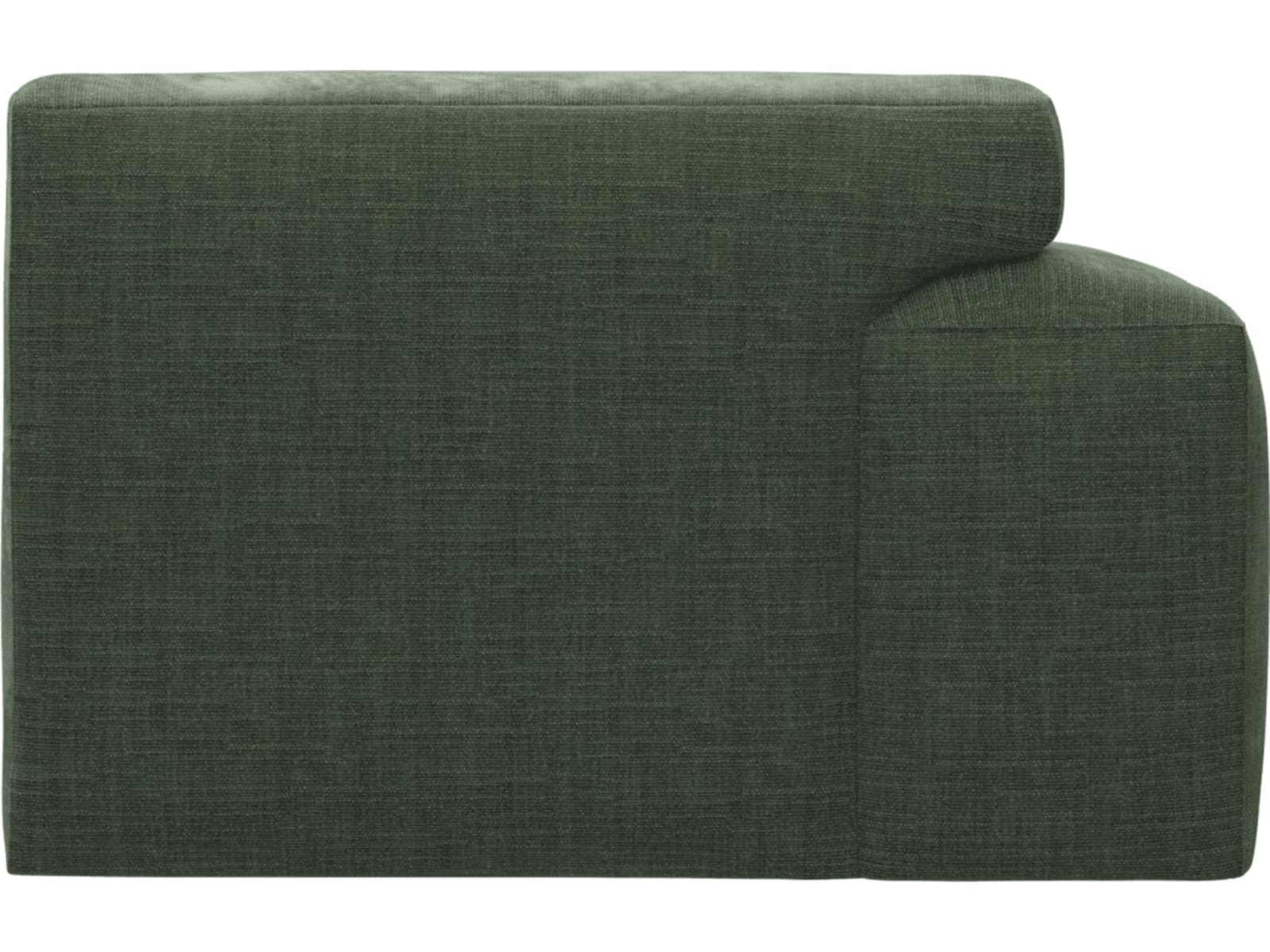 Copenhagen Tribute Dark Jade Left Arm Facing Sofa Module color Tribute Dark Jade