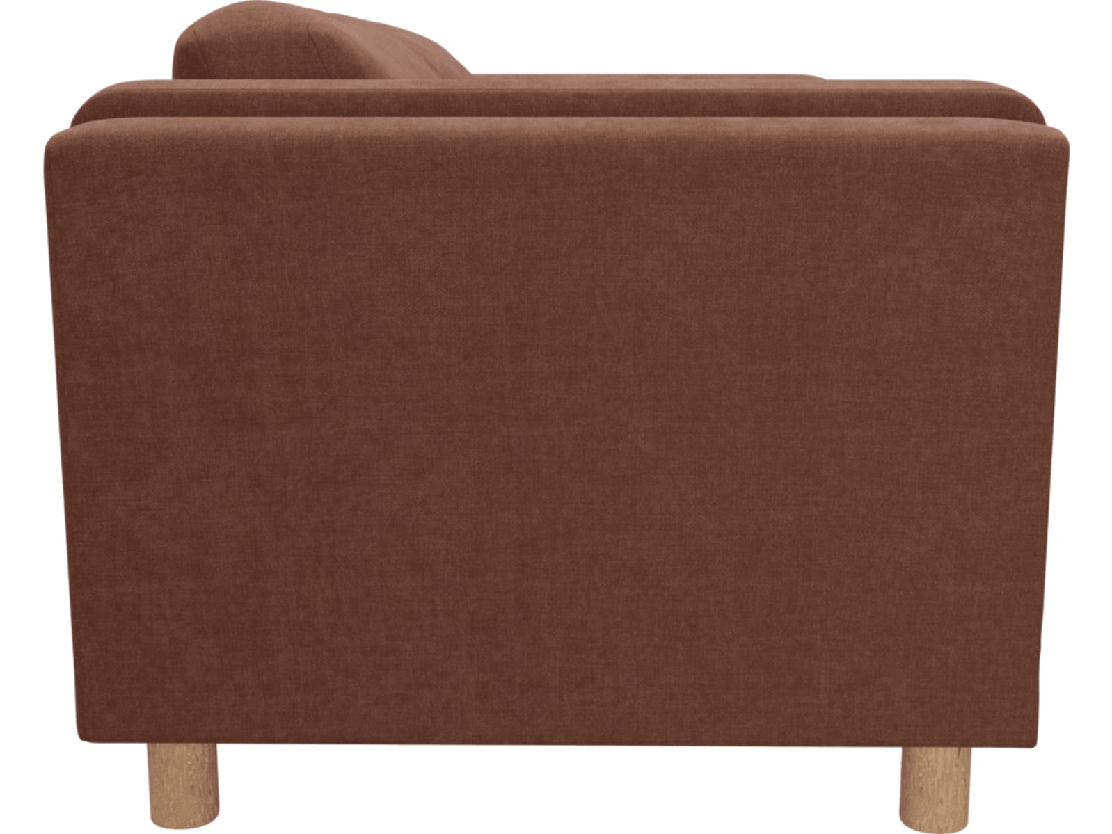 Hayes Muse Rust Sofa - 2 Seater color Muse Rust