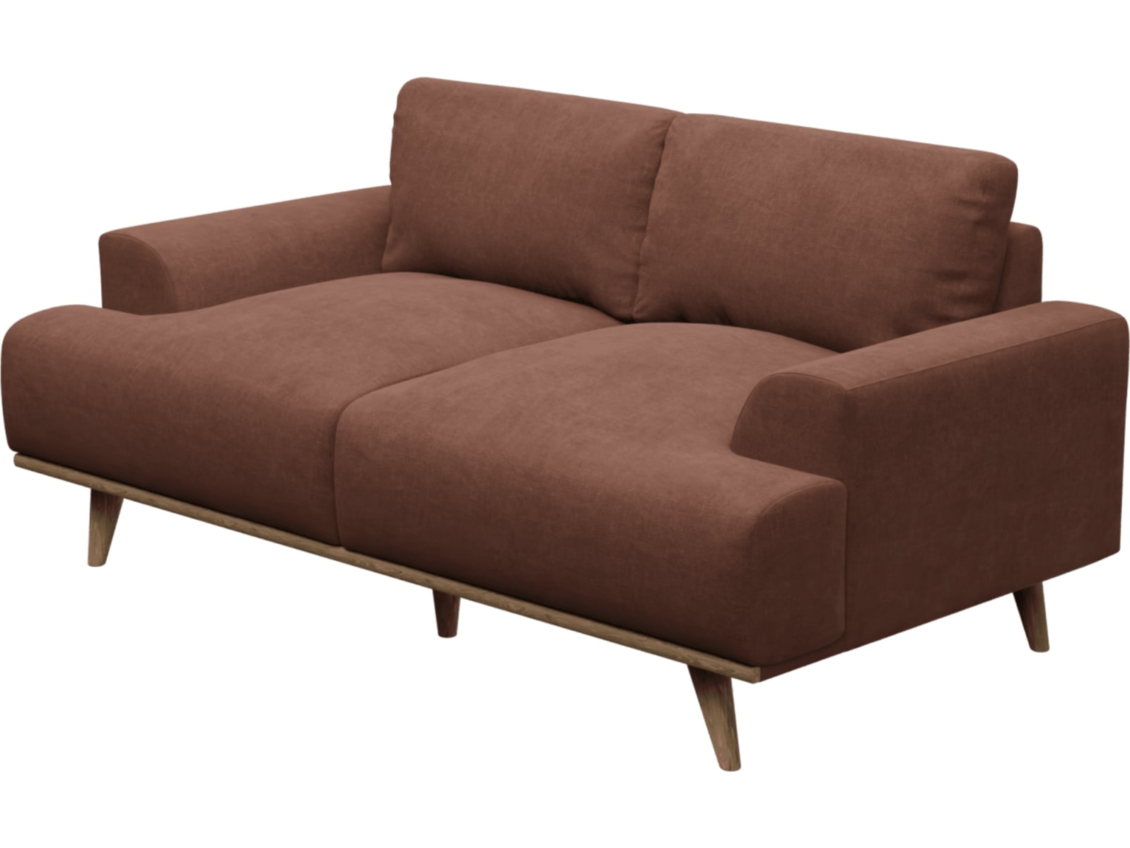 Dane Muse Rust Sofa - 2 Seater color Muse Rust