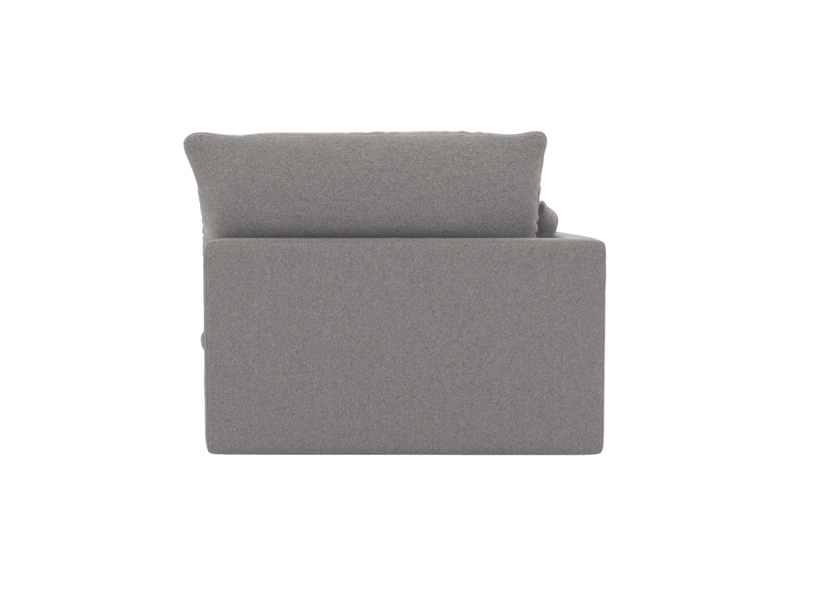 Willow Toorak Pebble Chaise Left Arm Facing Sofa Module color Toorak Pebble