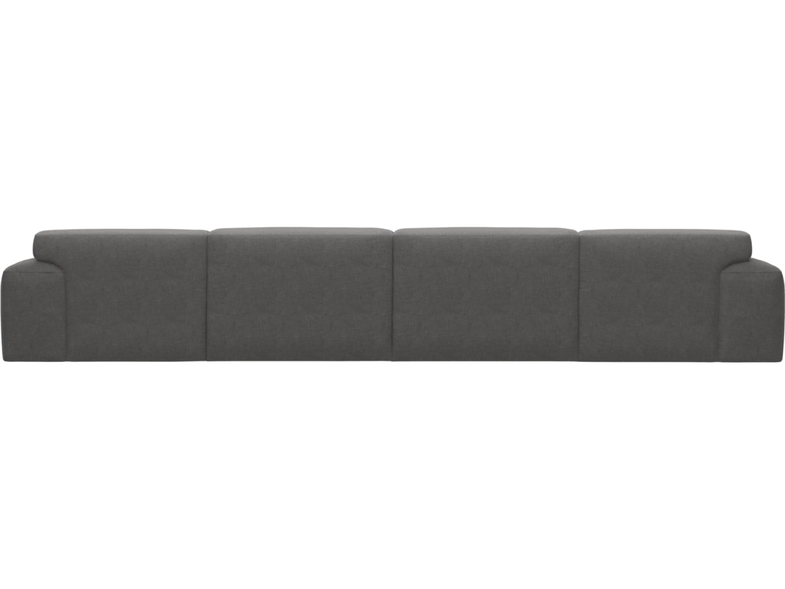 Copenhagen California Slate Chaise Sofa - 4 Seater color California Slate