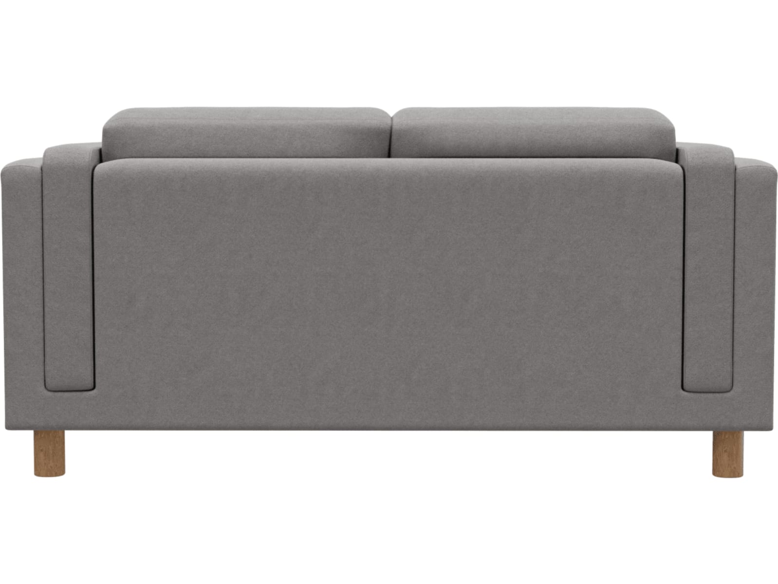 Hayes View Steel Sofa - 2 Seater color View Steel
