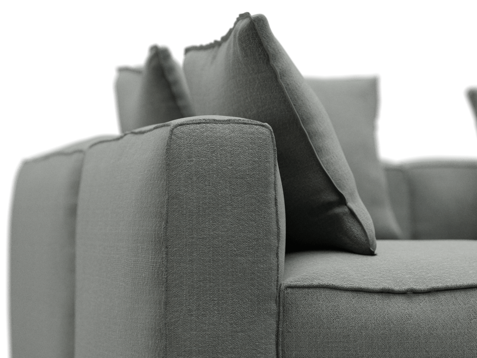 Riley Apt Tribute Storm Corner Sofa - 4 Seater LAF Terminal color Tribute Storm