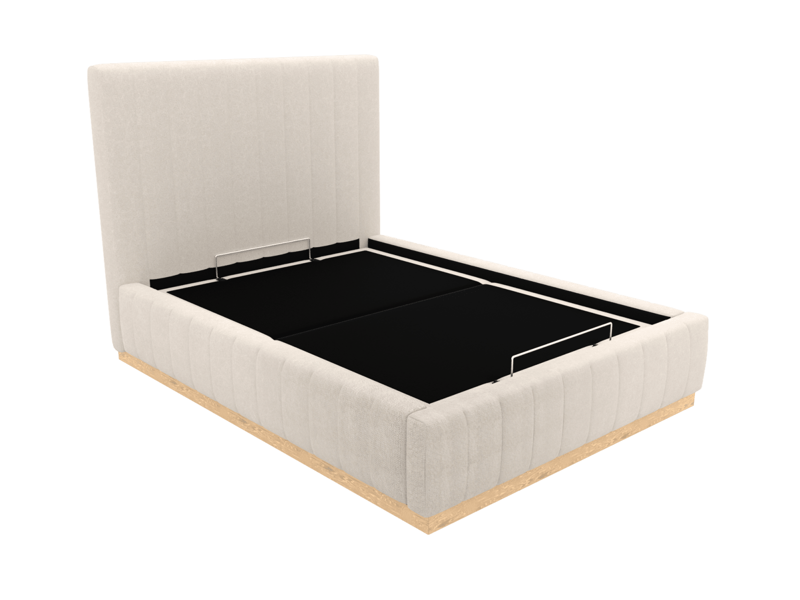 Brentwood Adjustable Bed View Cream color View Cream