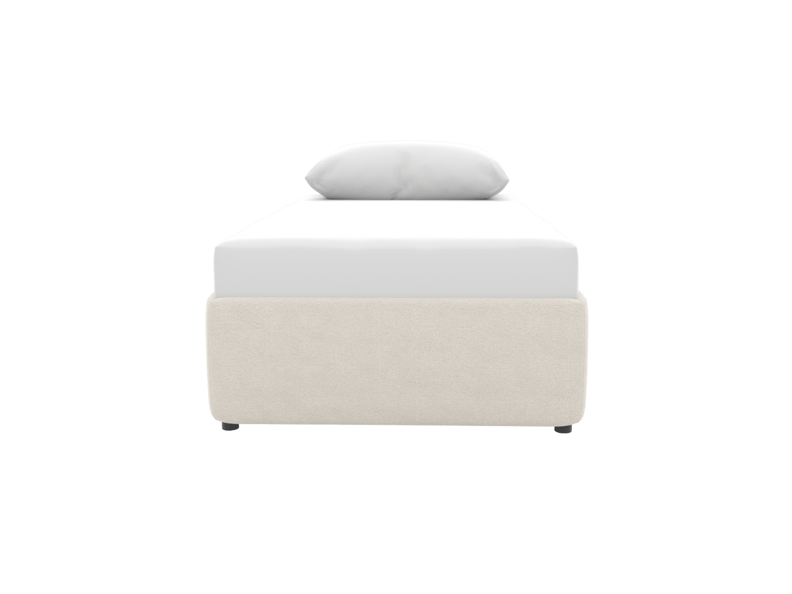 Leo Bed Slip Cover California Ivory King Single color California Ivory