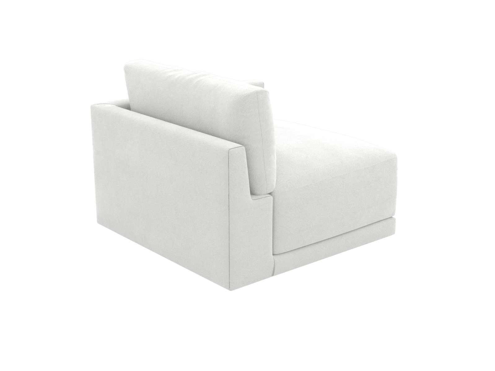 Haven Muse Frost Right Arm Facing Sofa Module color Muse Frost