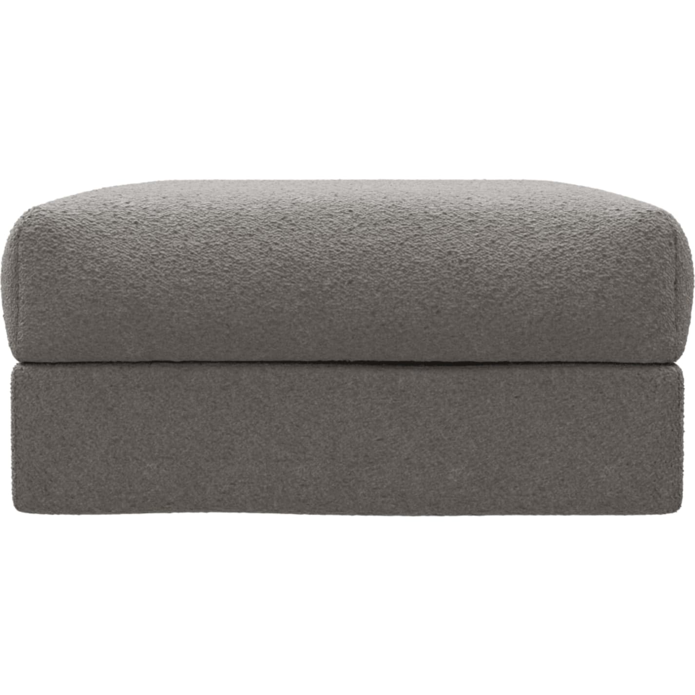 Finley Boucle Pumice Ottoman color Boucle Pumice
