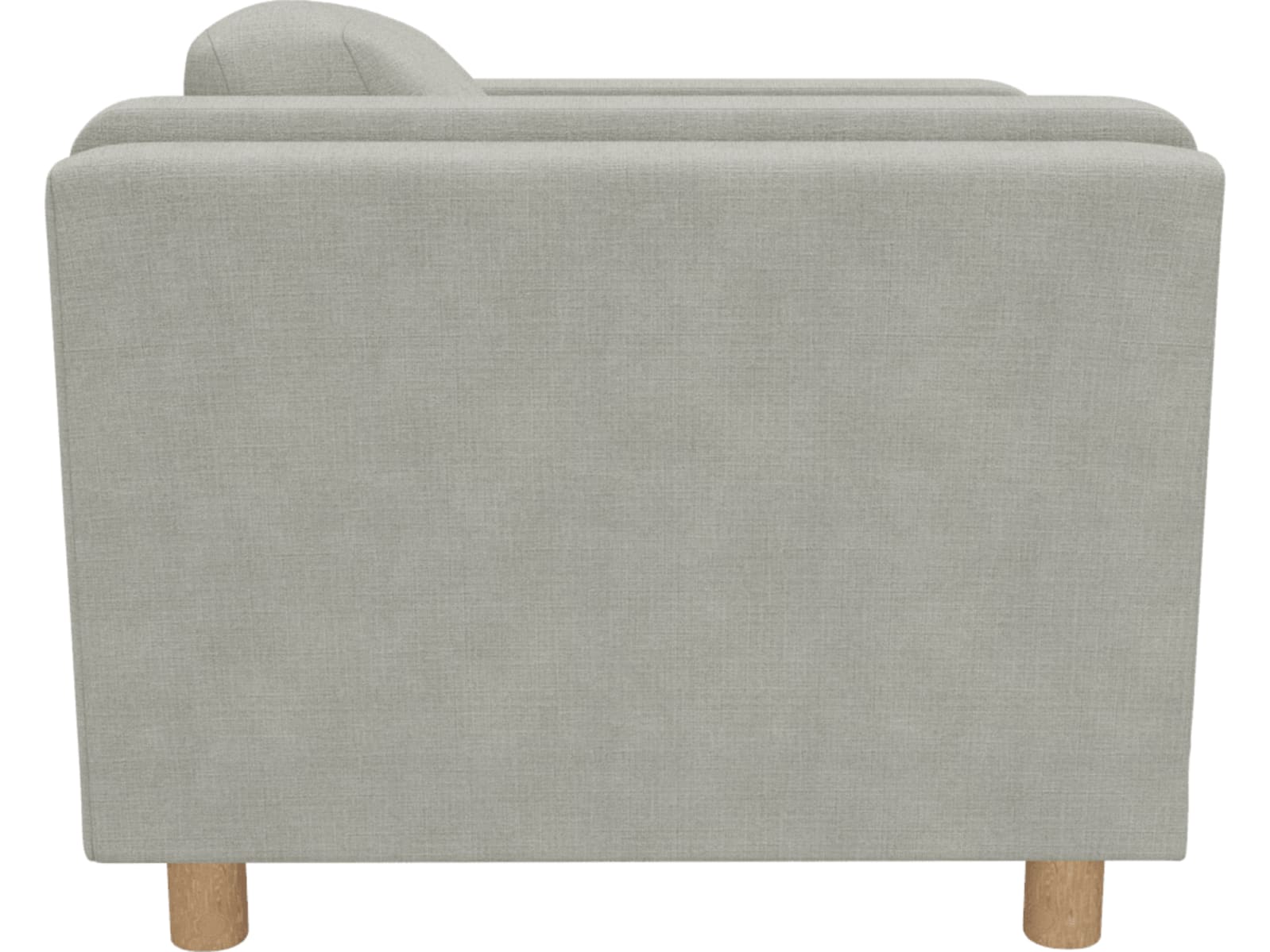 Hayes Toorak Pebble Armchair color Toorak Pebble