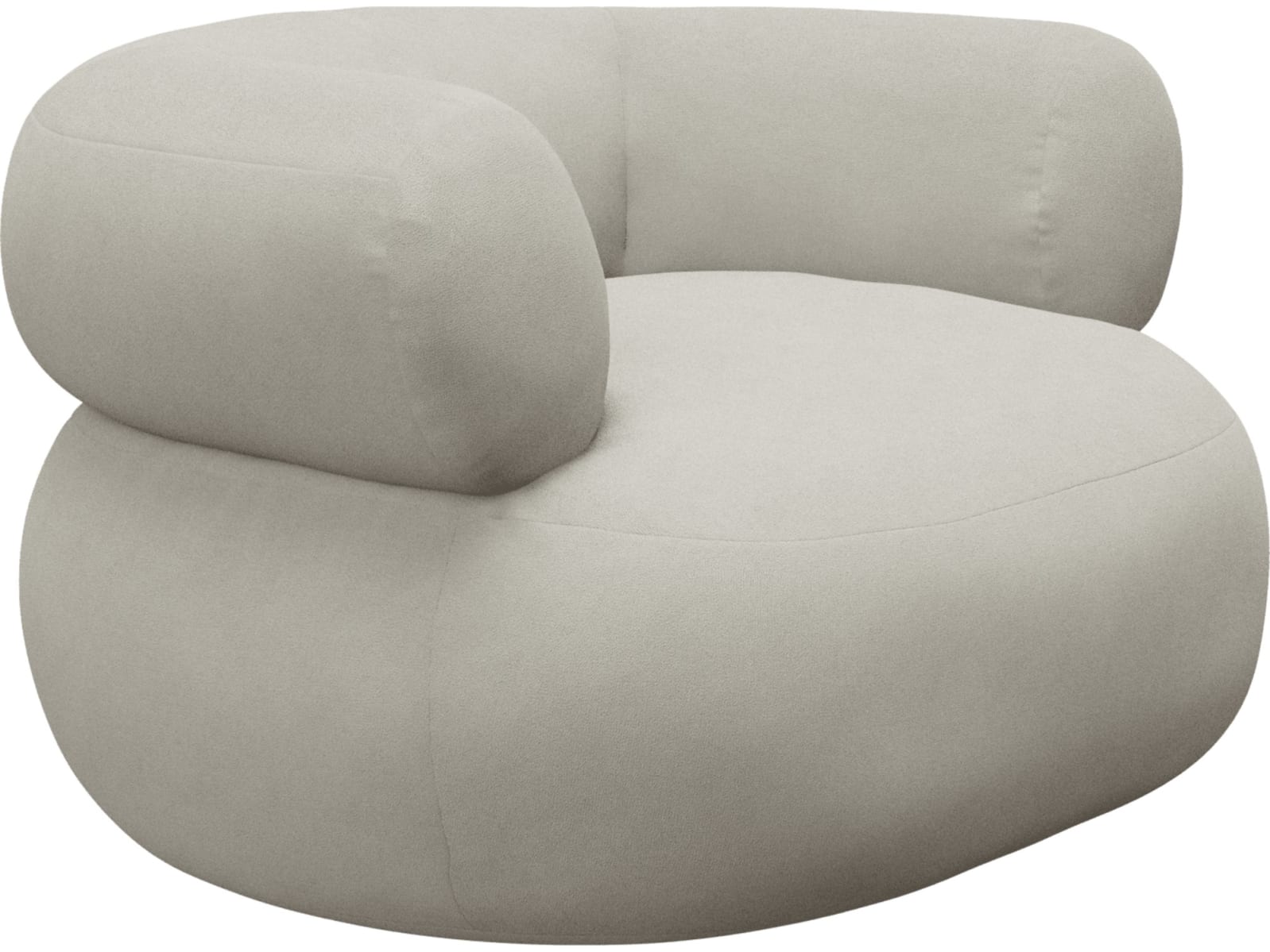 Colette California Ivory Swivel Armchair color California Ivory