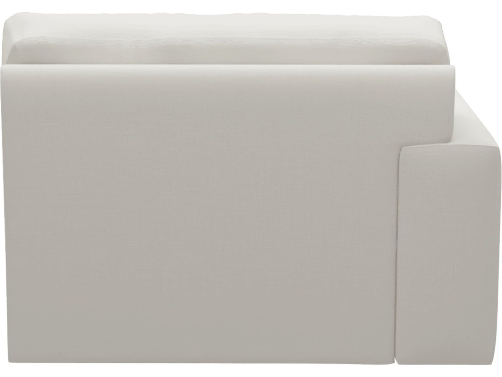 Monica Tribute Ice Left Arm Facing Chair Module color Tribute Ice