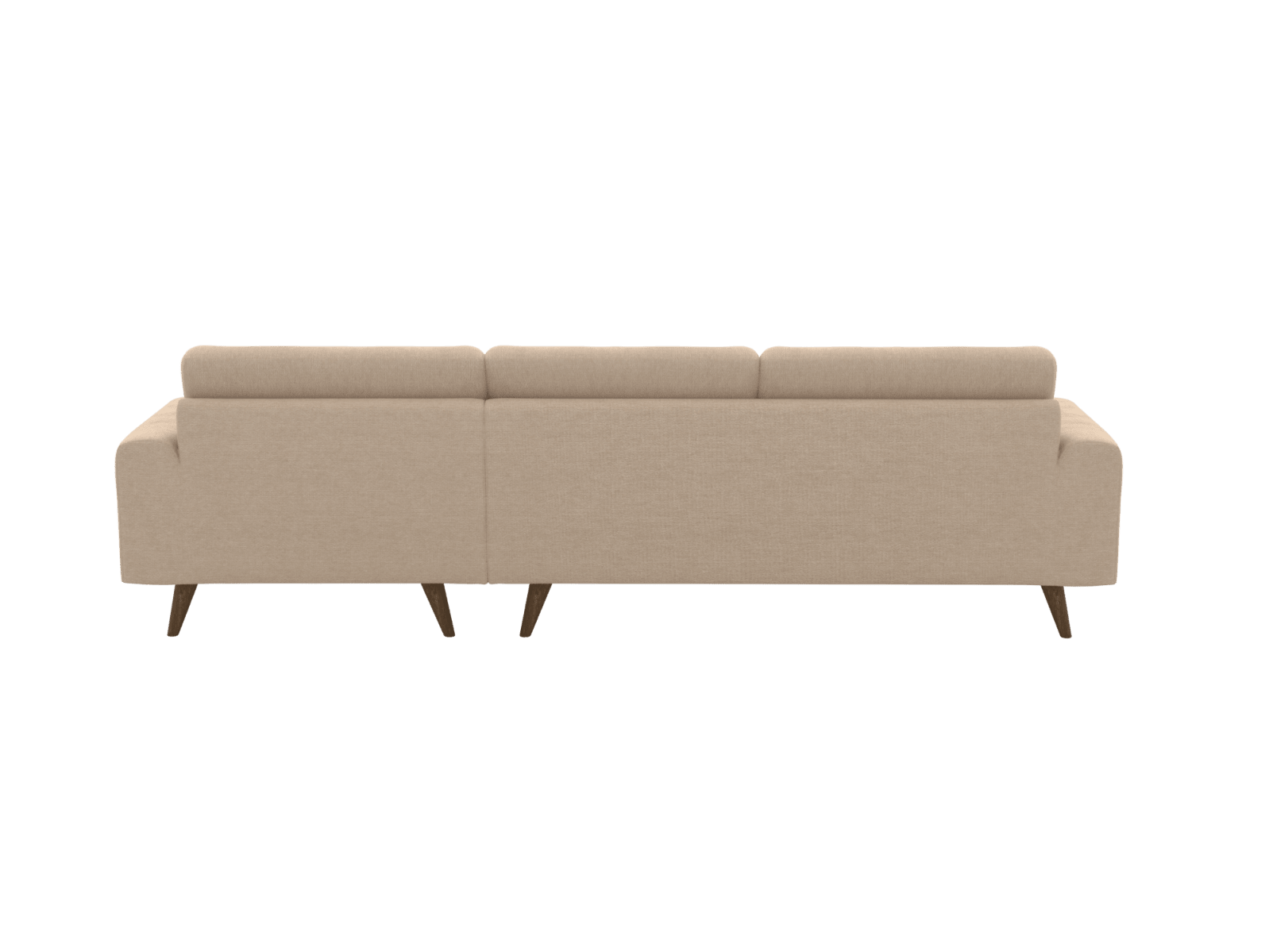 Dane Muse Driftwood Chaise Sofa - 3 Seater color Muse Driftwood