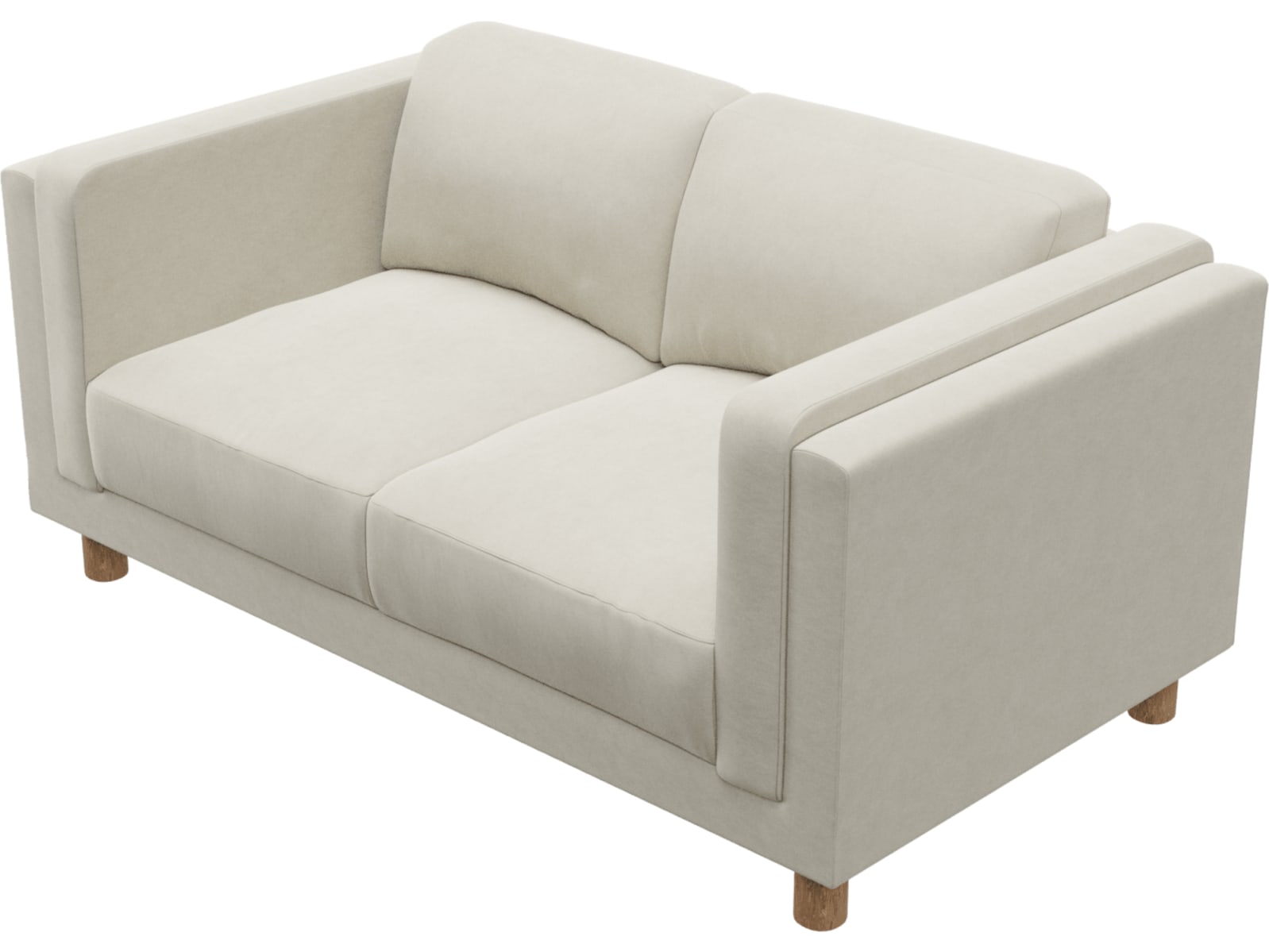 Hayes Muse Flax Sofa - 2 Seater color Muse Flax