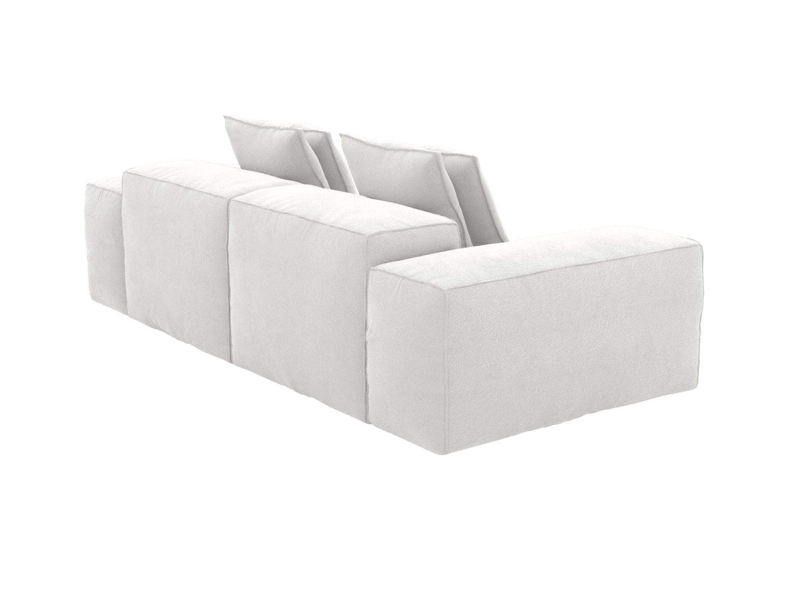 Riley Muse Frost 2 Seater Modular Sofa color Muse Frost