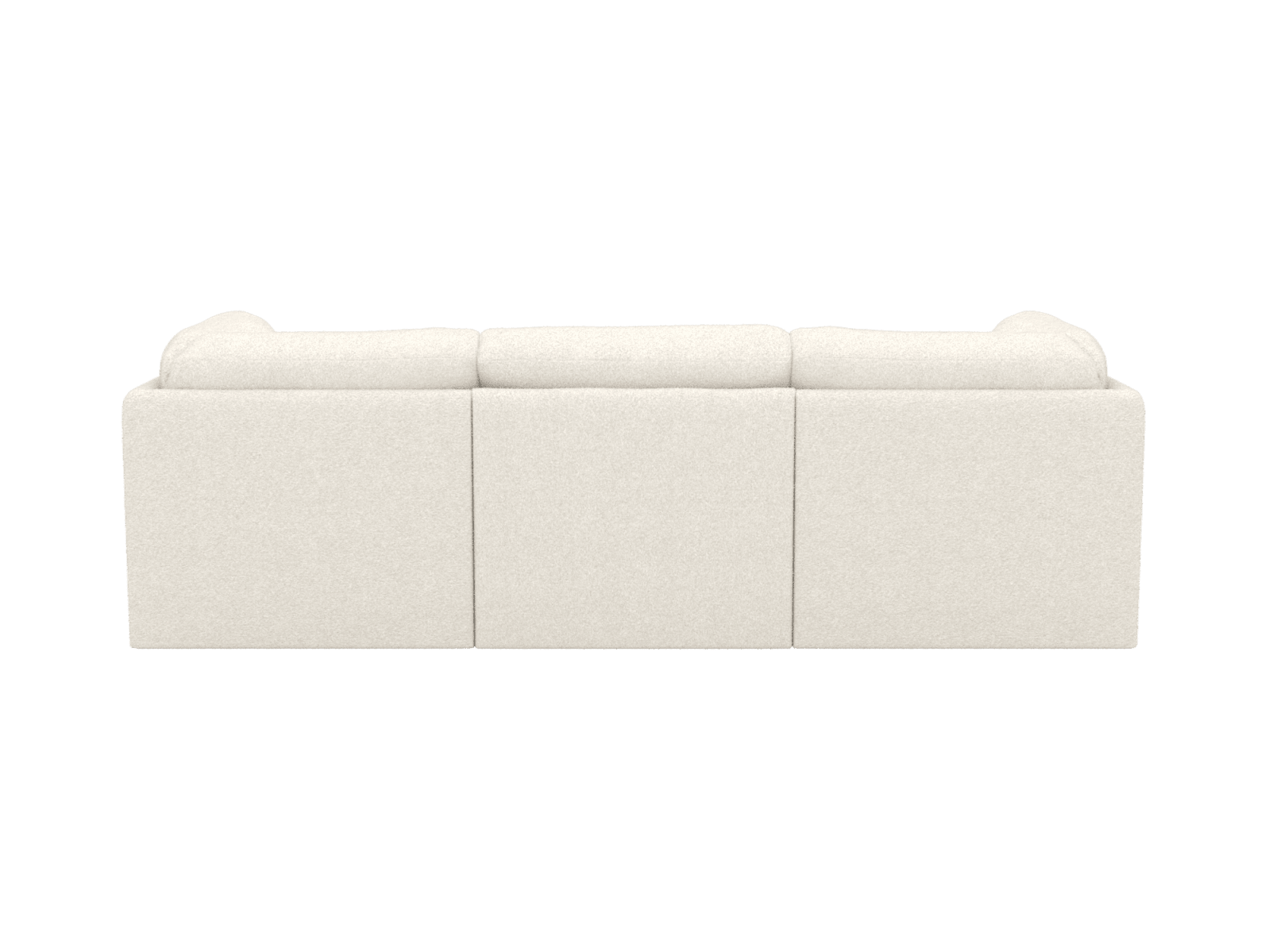 Emily Modular Sofa Boucle Ivory - 3 Piece color Boucle Ivory