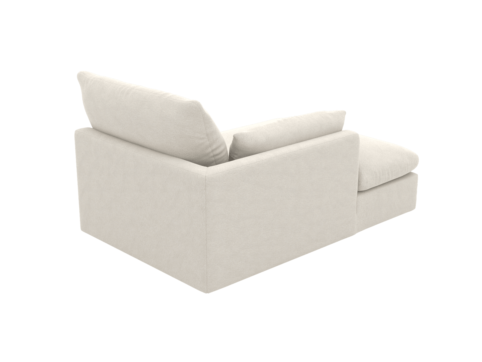 Willow California Ivory Chaise Left Arm Facing Sofa Module color California Ivory
