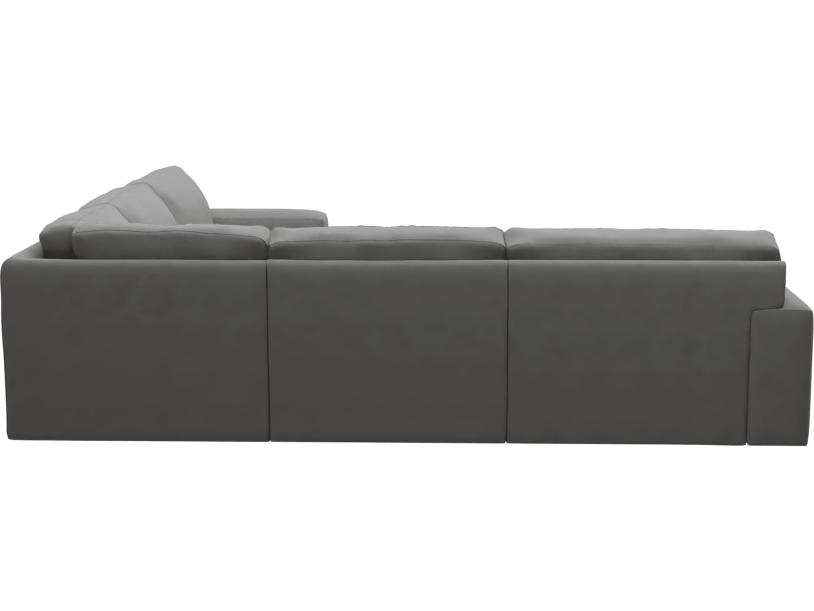 Monica Maya Flint Corner Sofa - 5 Seater color Maya Flint
